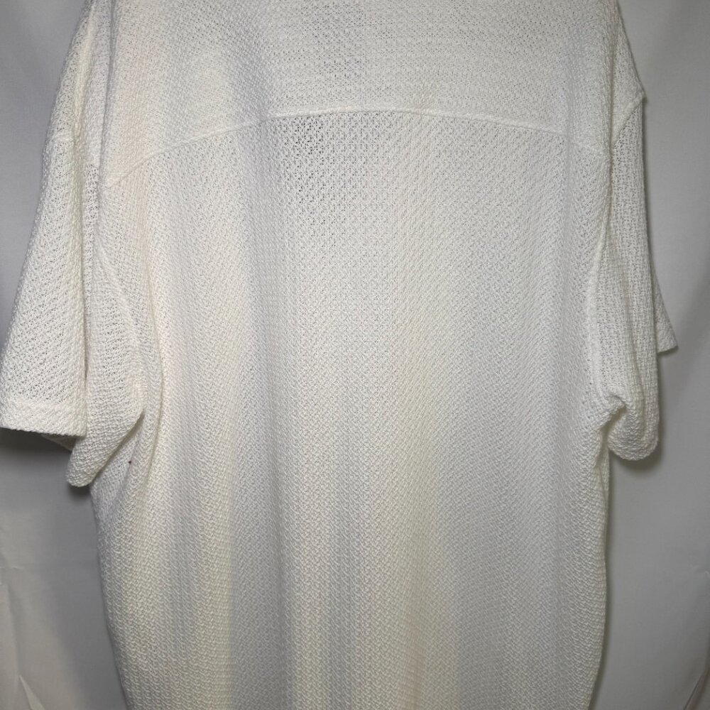 Goodfellow & Co. XXL White Camp Shirt - Picture 3 of 4